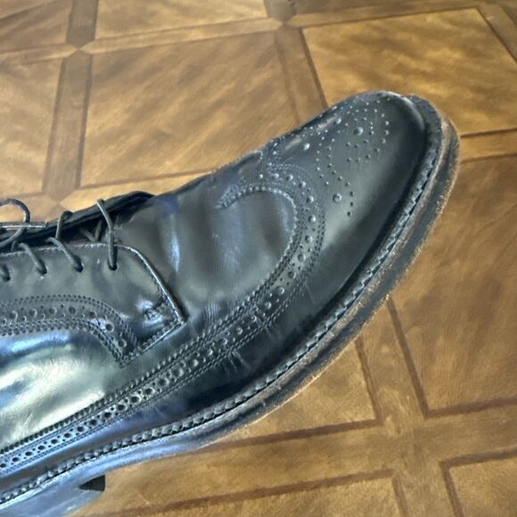 Florsheim Imperial Black Leather Men\'s 9 D Oxford Dress Shoes 92654 Nice! main image 6